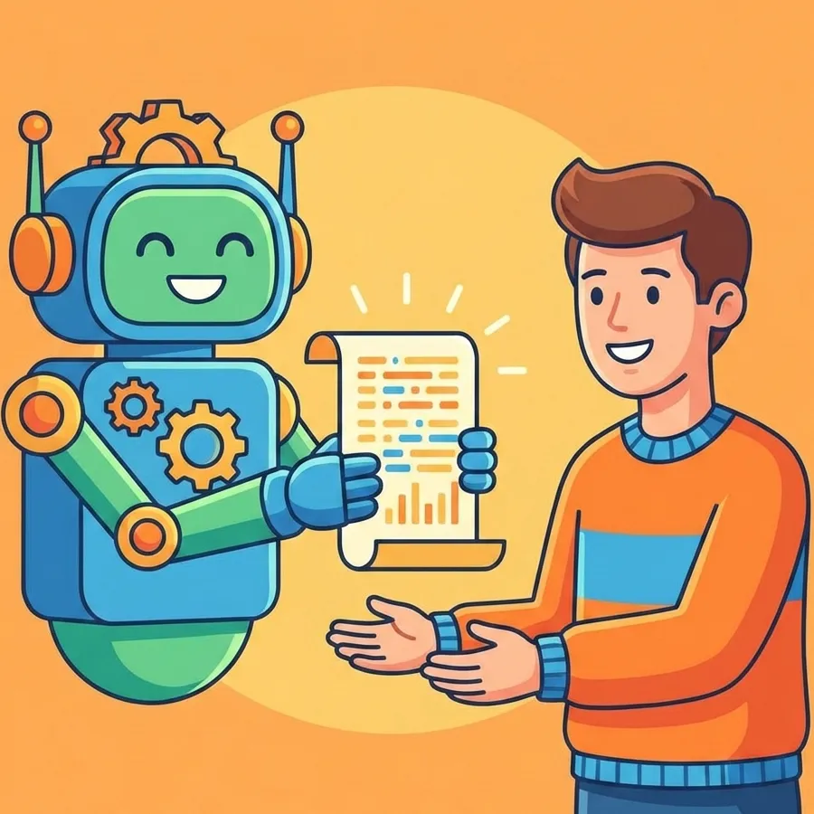 AI and human exchanging information through ai.txt